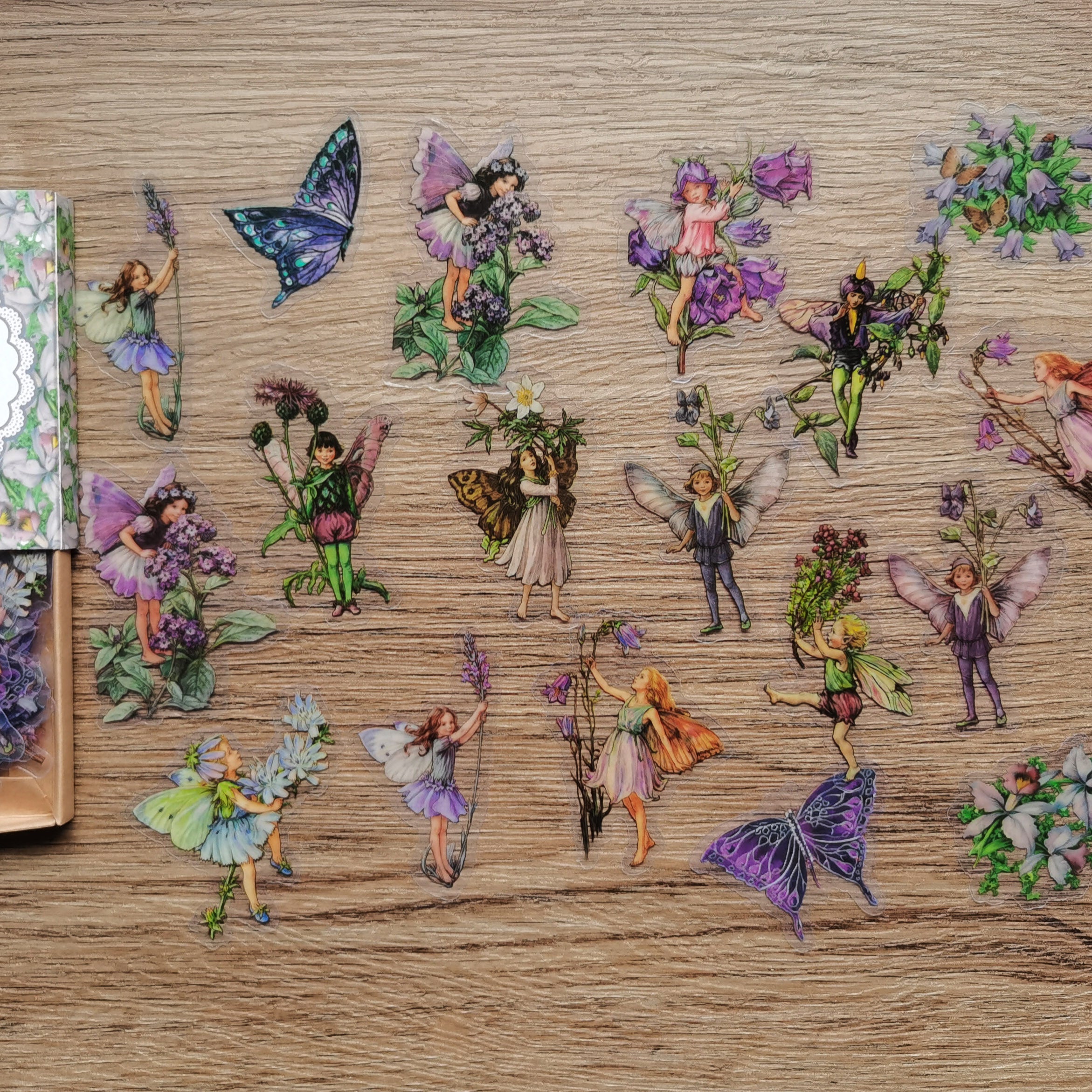45pcs Cottagecore Stickers - Floral Fawna