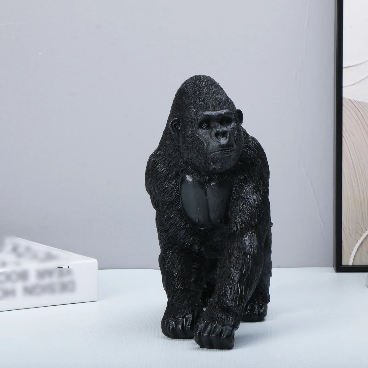 Resin Gorilla Ornament - Floral Fawna