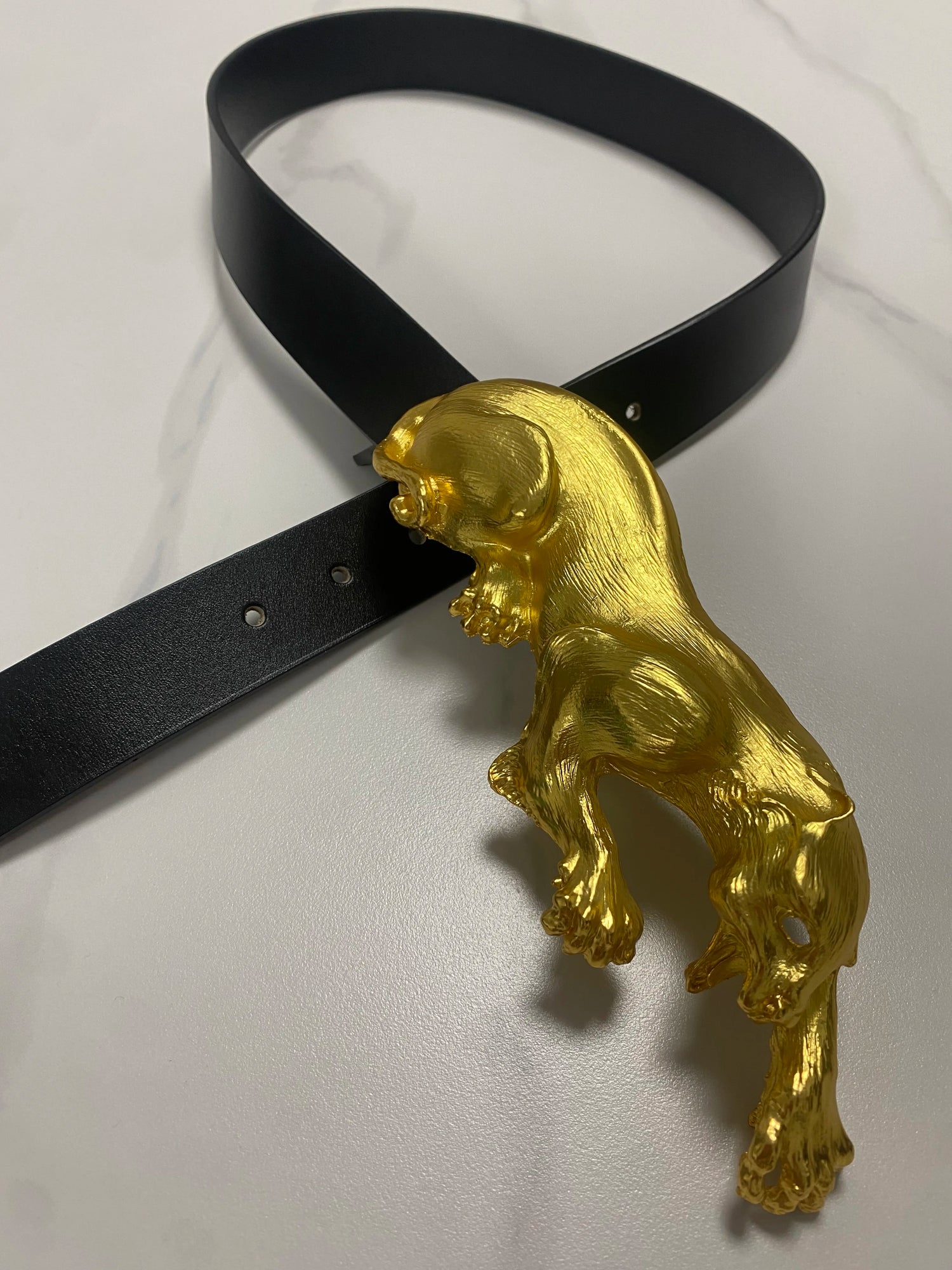 Statement Leopard Belt - Floral Fawna