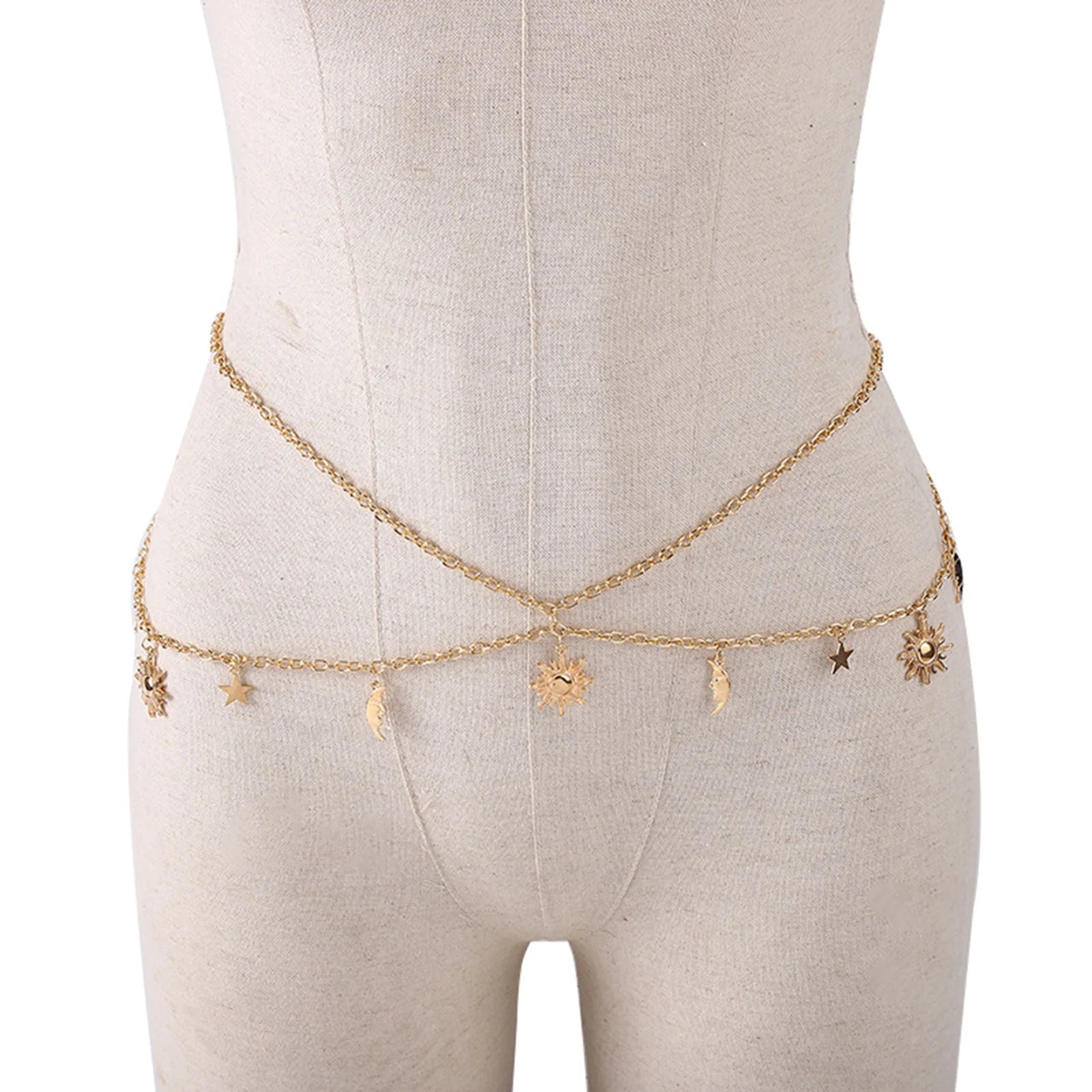 Celestial Chain Belt - Floral Fawna