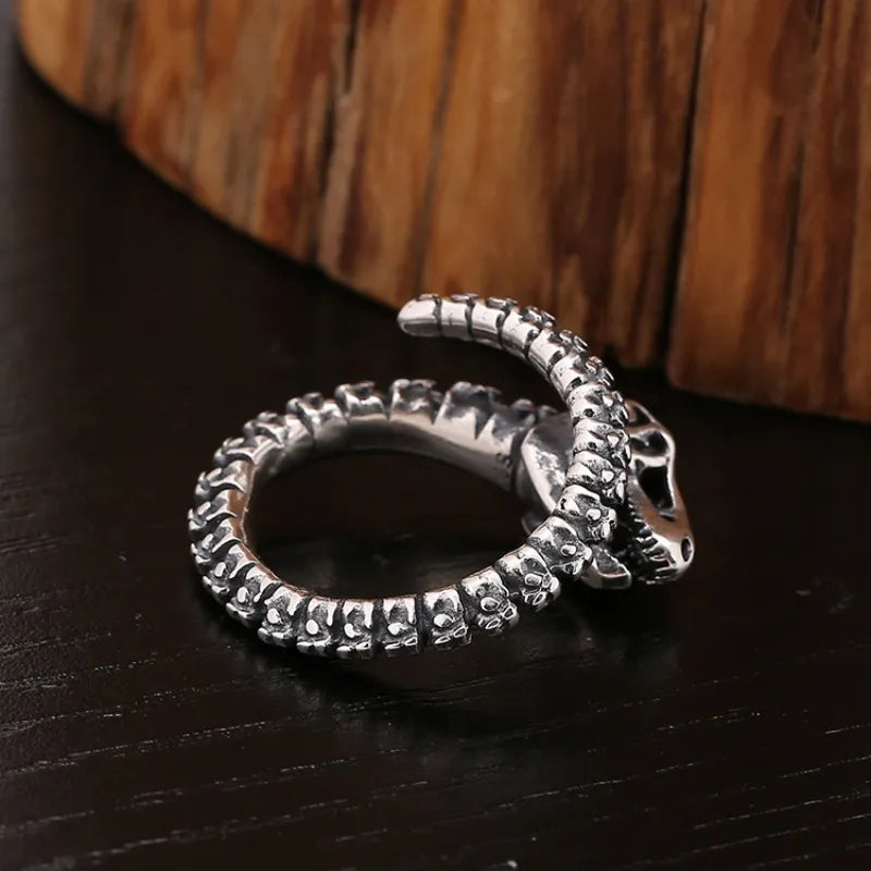Sterling Silver T-Rex Ring - Floral Fawna