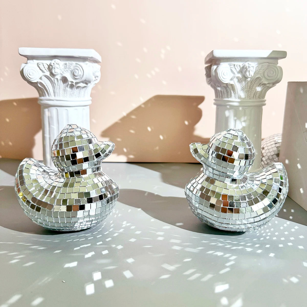 Disco Duck Ornament - Floral Fawna