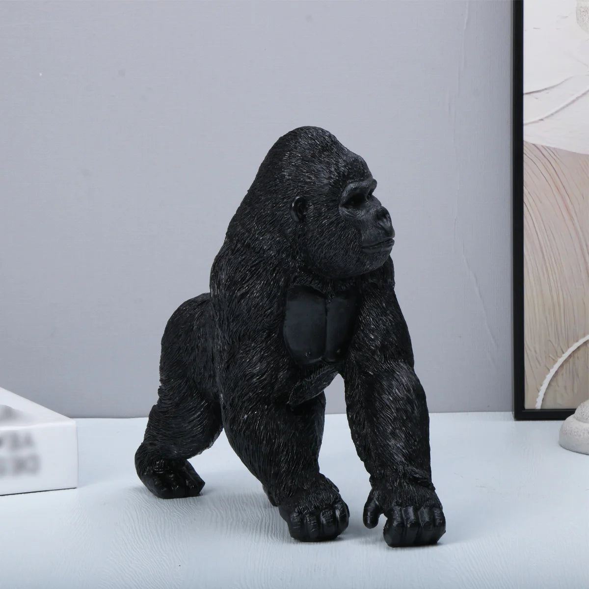 Resin Gorilla Ornament - Floral Fawna