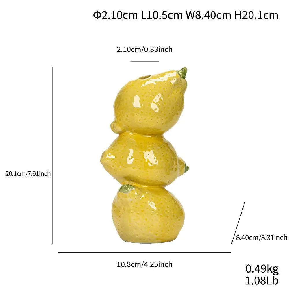 Ceramic Fruits Vase