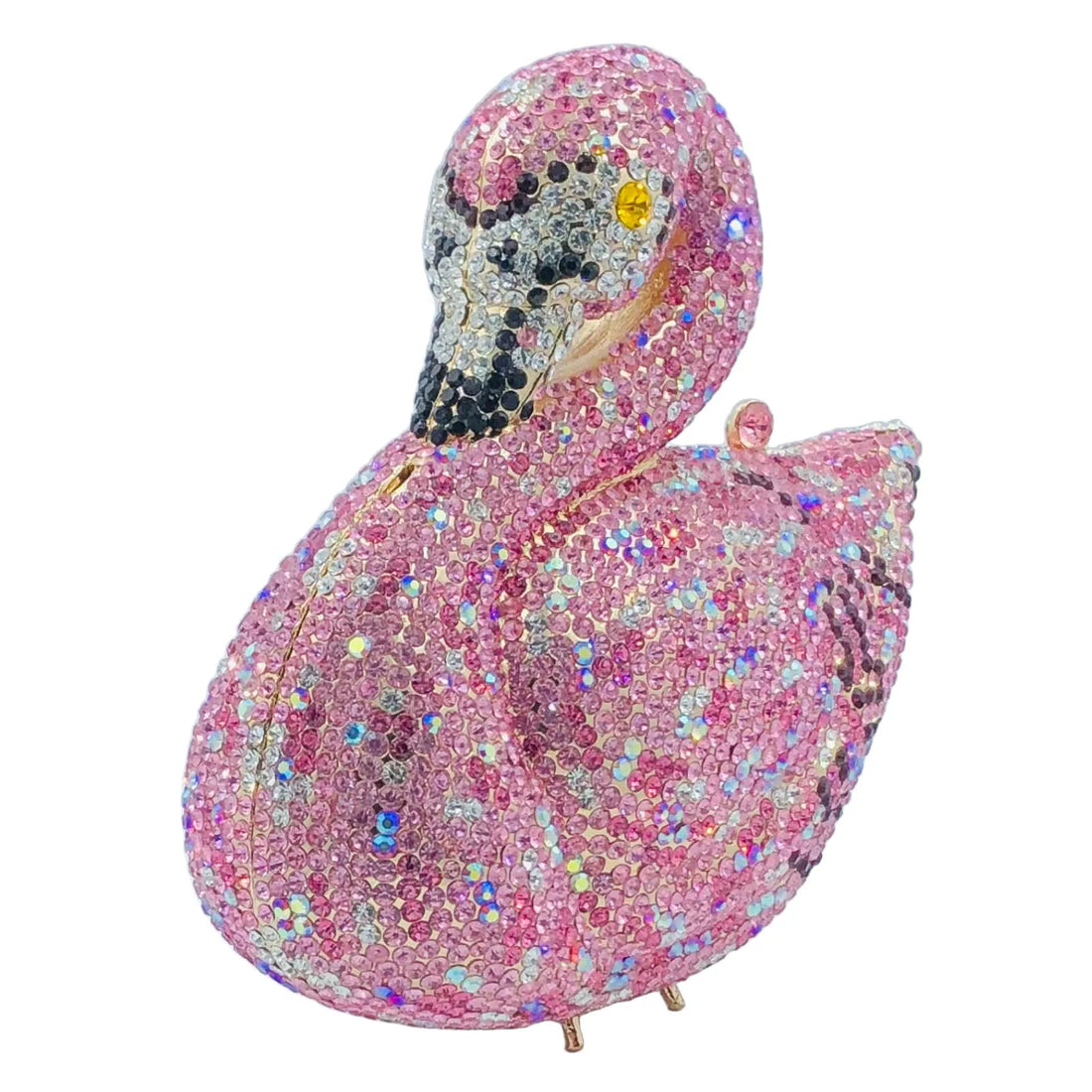 Flamingo Crystal Clutch - Floral Fawna