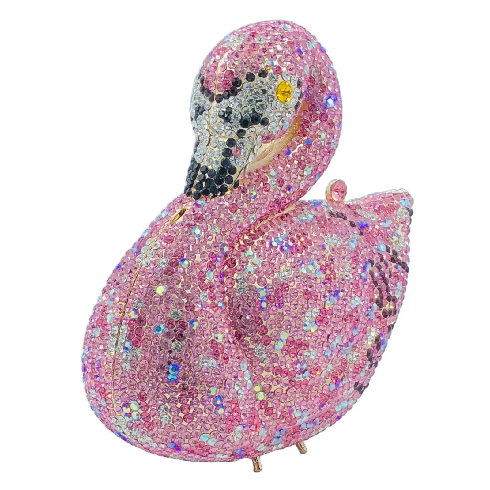 Flamingo Crystal Clutch