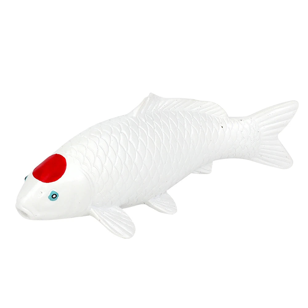 Realistic Koi Carp Sculpture - Floral Fawna
