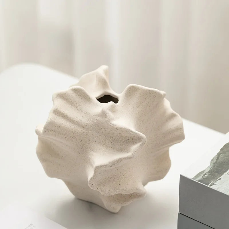 Petal Ceramic Vase - Floral Fawna