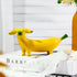 Banana Dog Sculpture - Floral Fawna