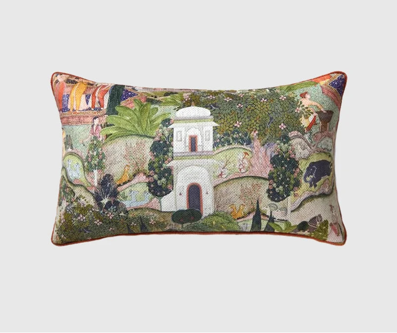 Oriental Garden Cushion Cover