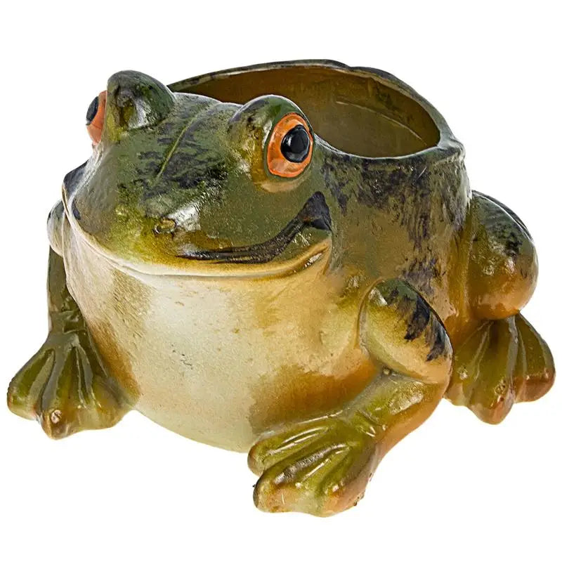 Ceramic Frog Planter - Floral Fawna
