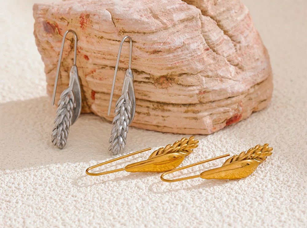 Acorn Drop Earrings - Floral Fawna