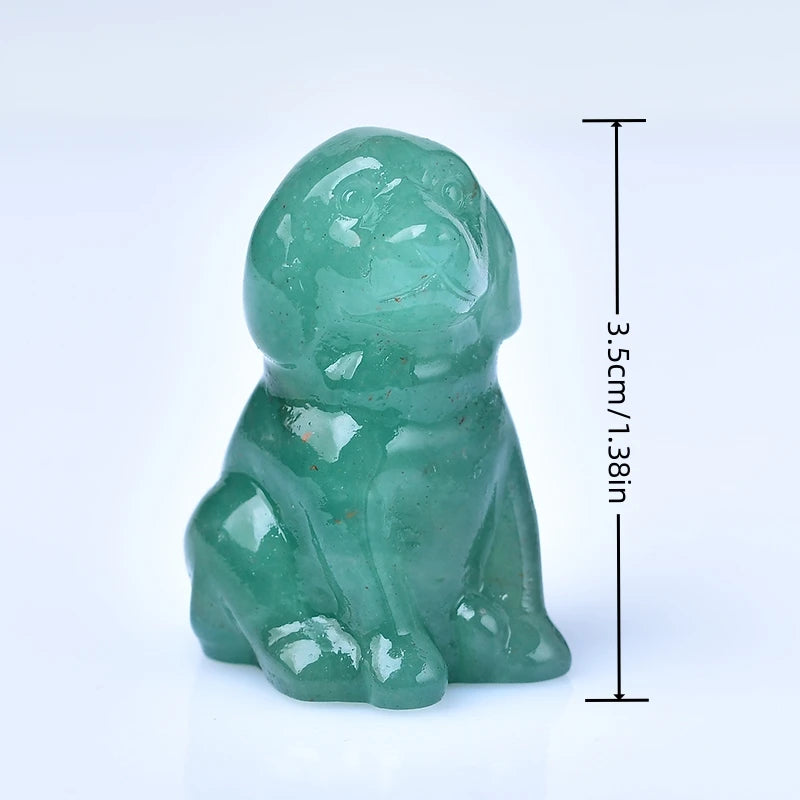 Crystal Carved Labrador - Floral Fawna