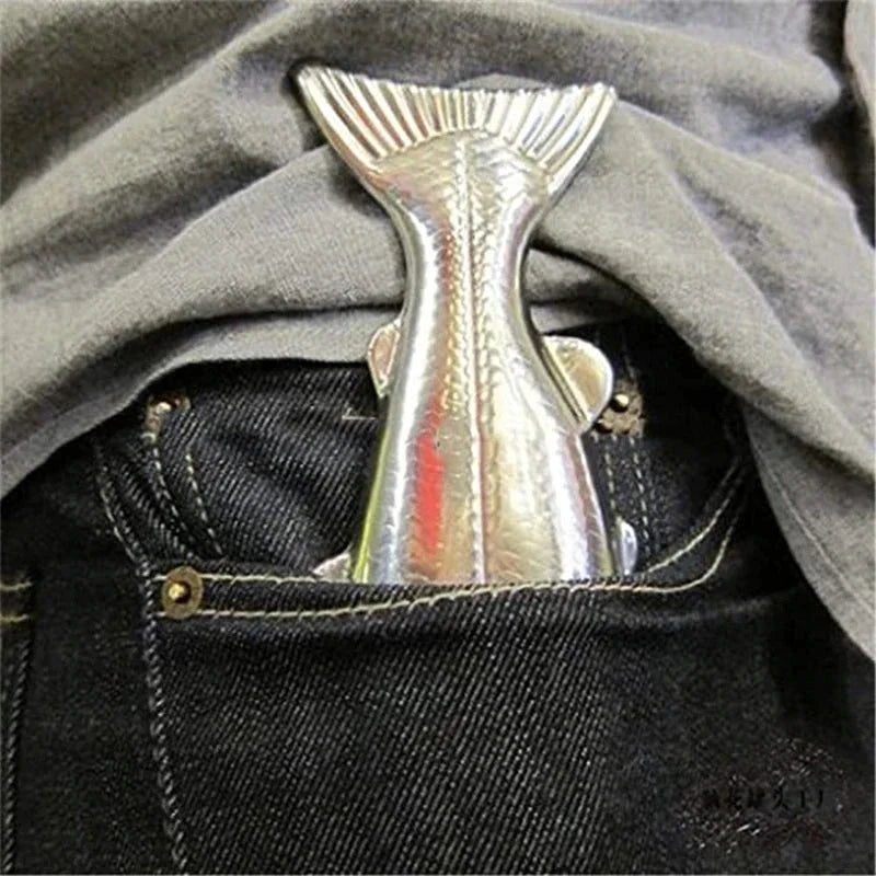 Steel Fish Flask - Floral Fawna