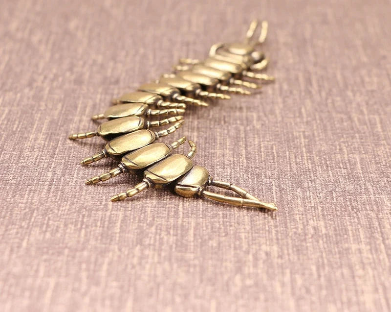 Movable Copper Centipede - Floral Fawna