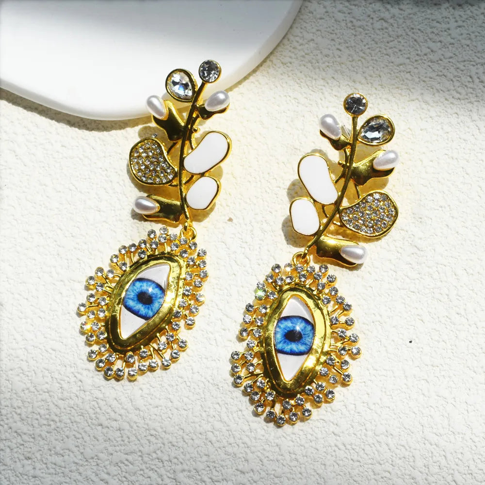 Vine & Eyes Dangle Earrings