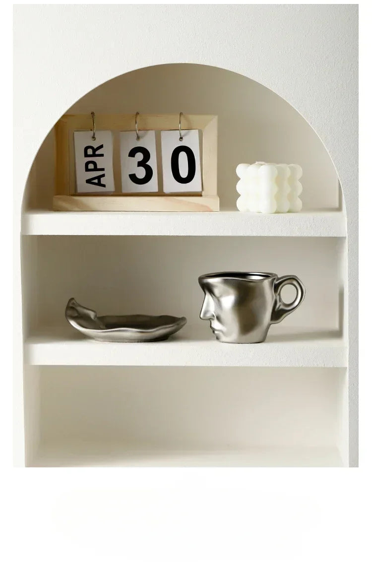 Kissing Ceramic Cup Tea Set - Floral Fawna