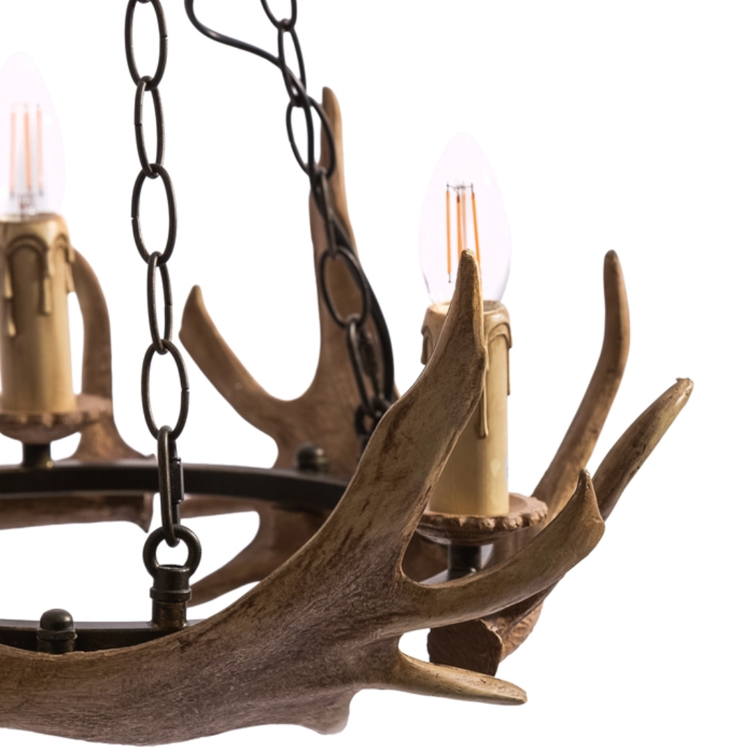 Bavarian Style Antler Chandelier