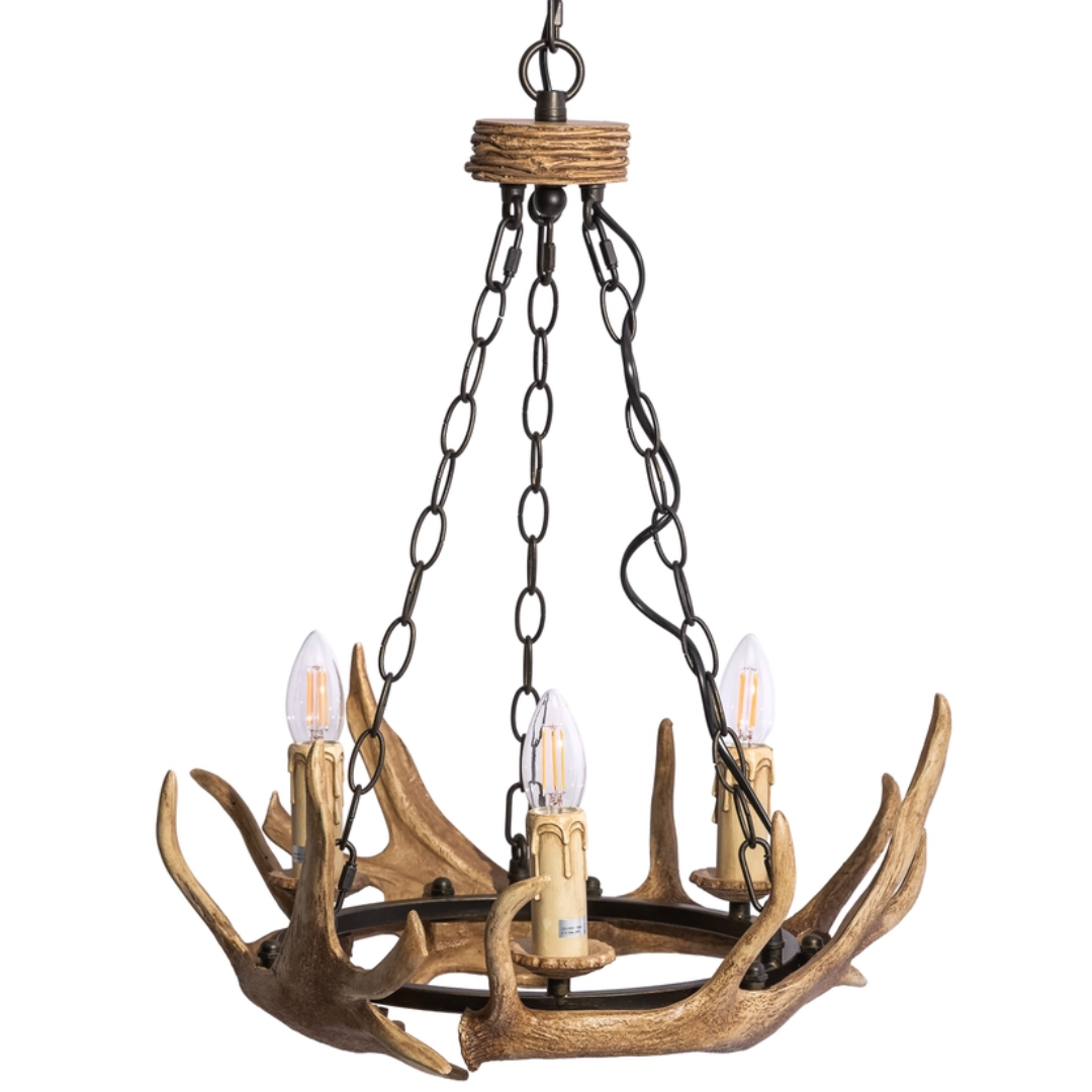 Bavarian Style Antler Chandelier