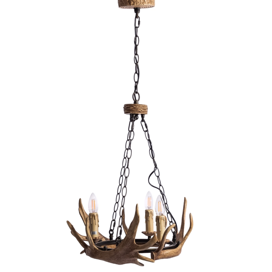 Bavarian Style Antler Chandelier