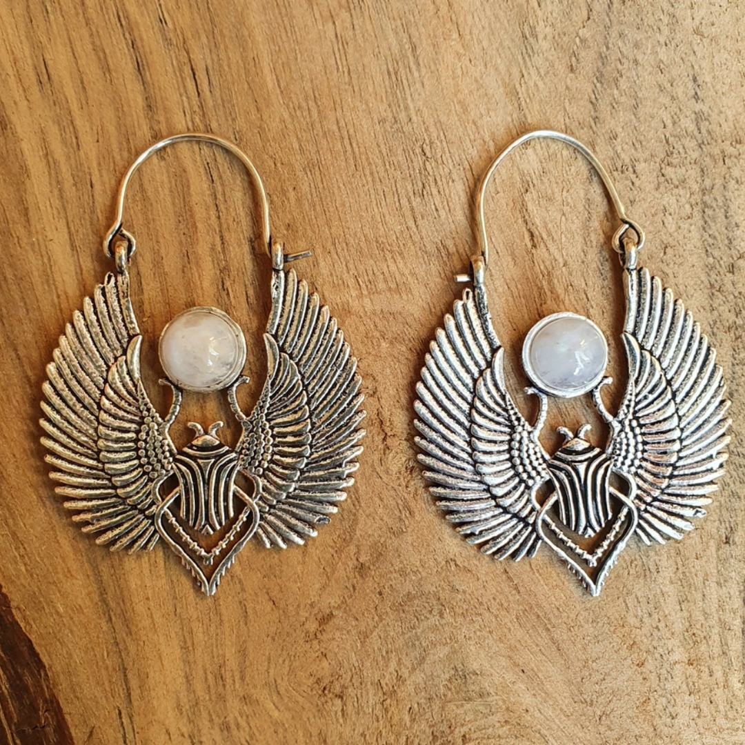 Scarab Beetle Earrings