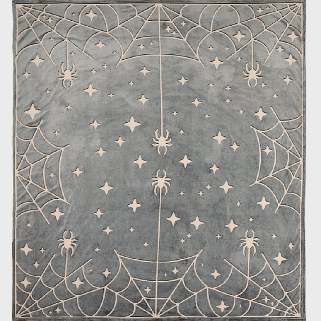 Spider Space Glow Blanket