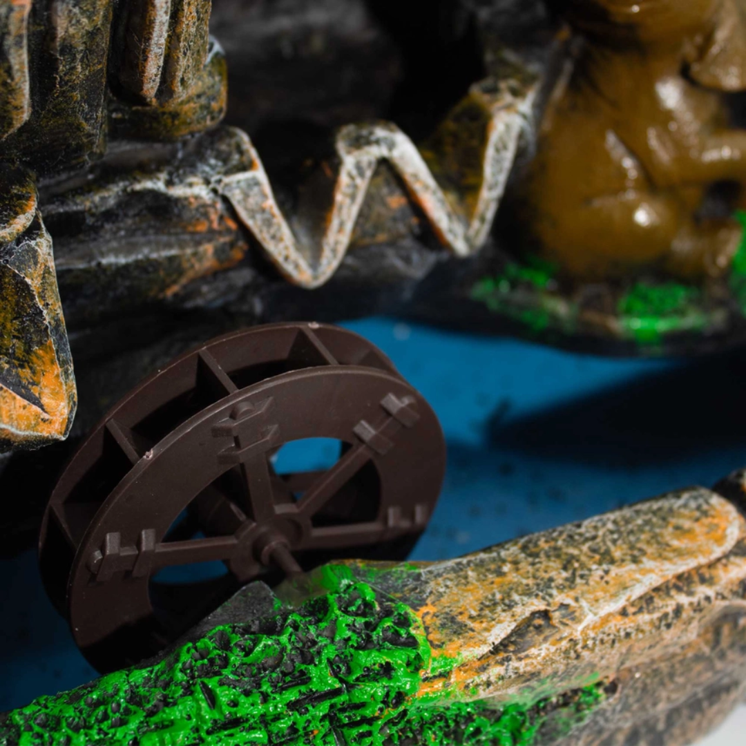 Elephant, Crystal Ball & Watermill Water Feature