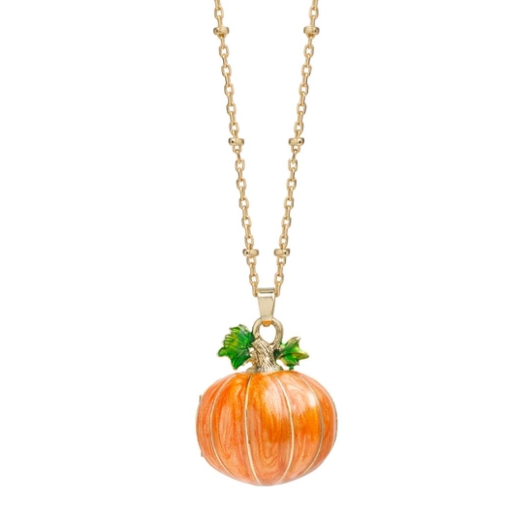 Hedgehog & Pumpkin Locket