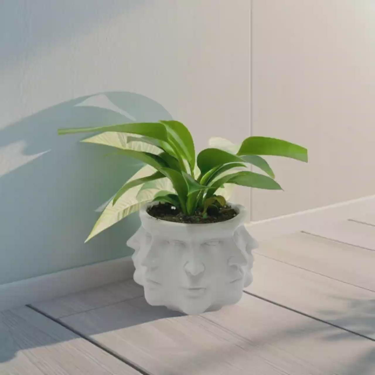 3D Multi Faceted Vase