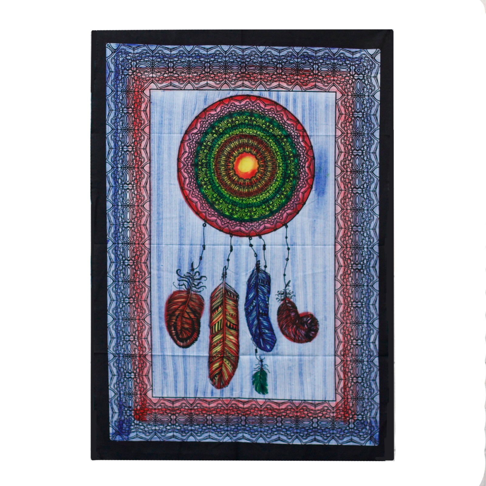 Hand Brushed Cotton Wall Hangings - Floral Fawna