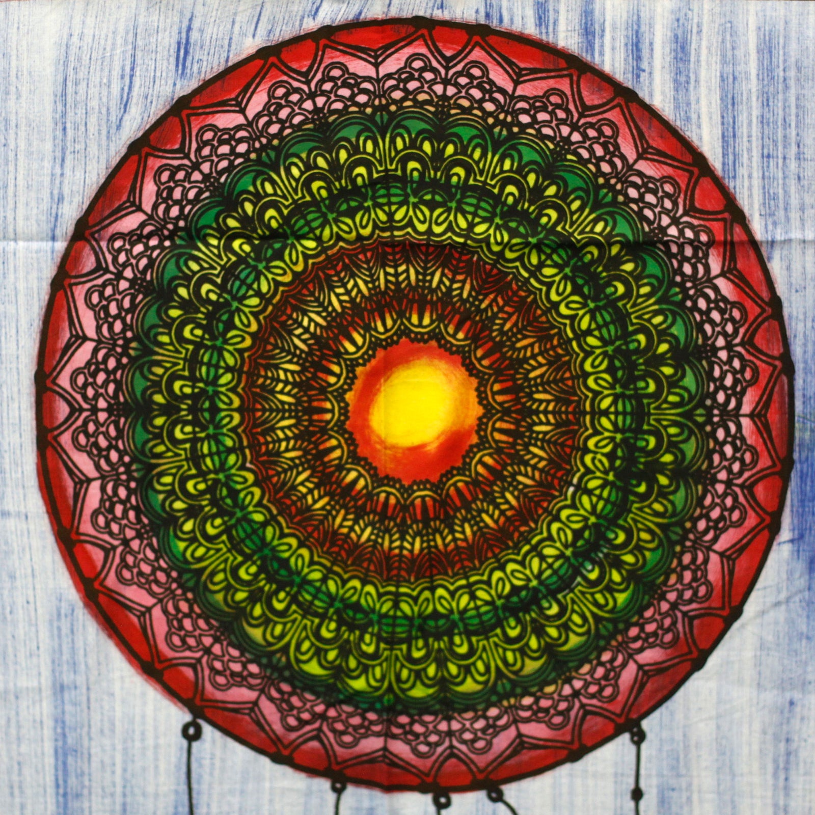 Hand Brushed Cotton Wall Hangings - Floral Fawna