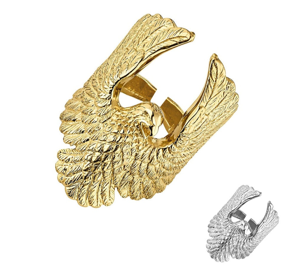 Sterling Silver Eagle Ring
