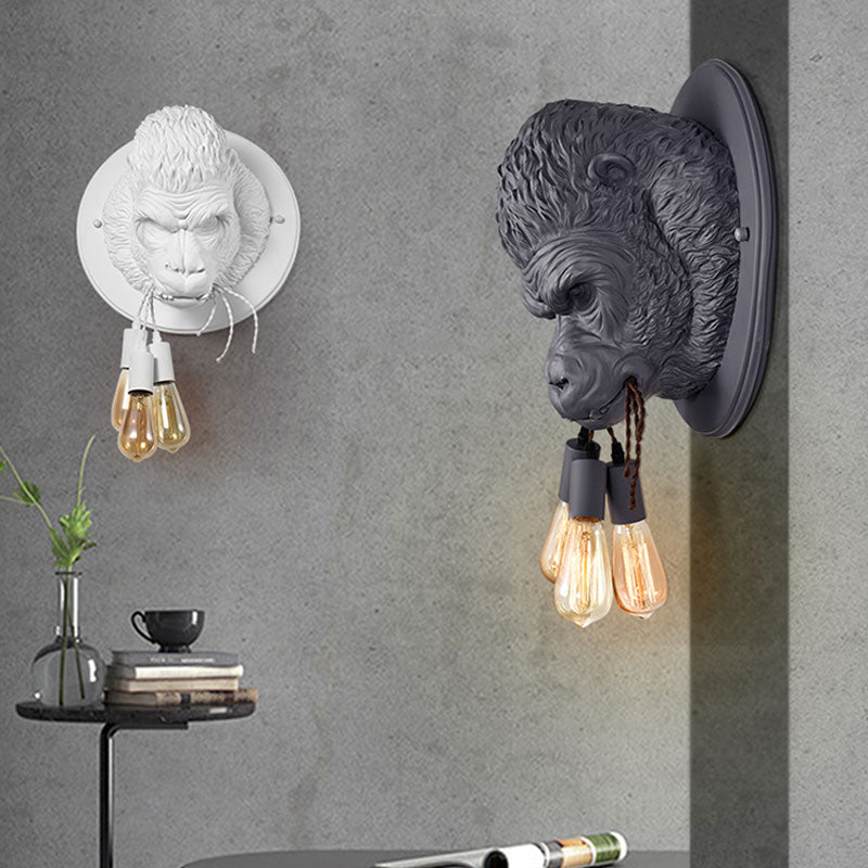 Gorilla Wall Lamp - Floral Fawna