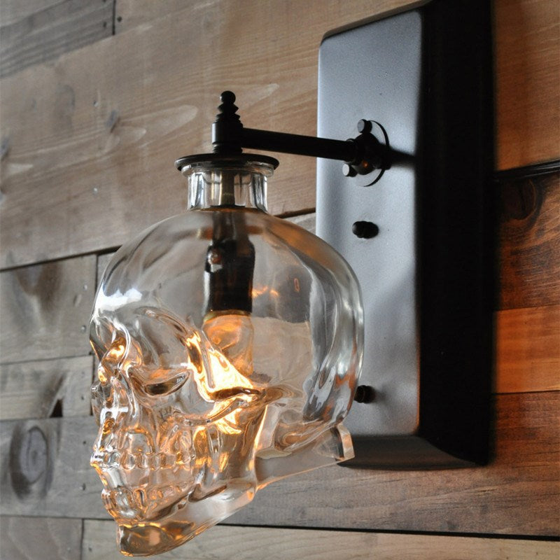 Skull shop pendant light