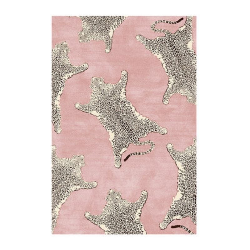 Pink Leopard Rug