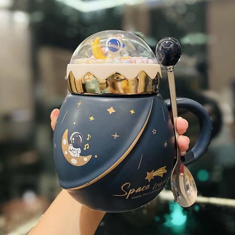 Astronaut Globe Mug - Floral Fawna