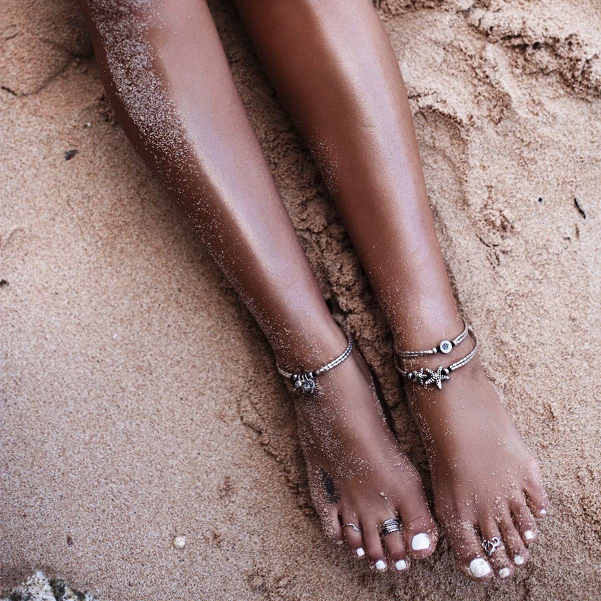 Starfish & Ohm Summer Anklet - Floral Fawna