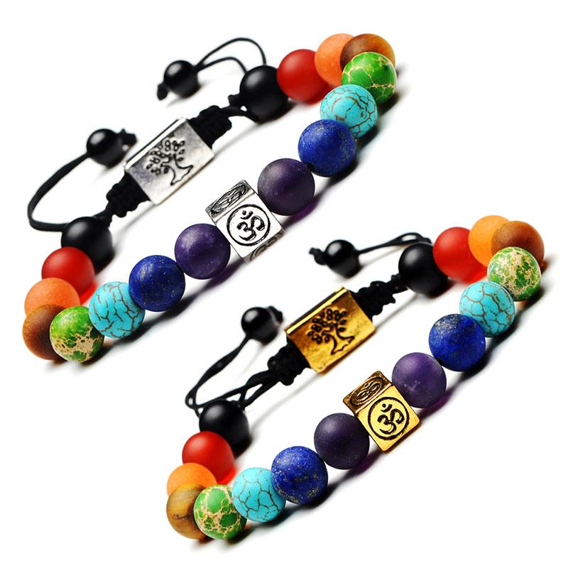 7 Chakra & Tree Of Life Healing Bracelet - Floral Fawna