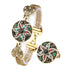 Colorful Star Design Bracelet And Ring Set - Floral Fawna