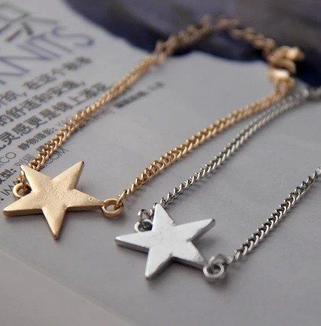 Star & Moon Pair Bracelets - Floral Fawna