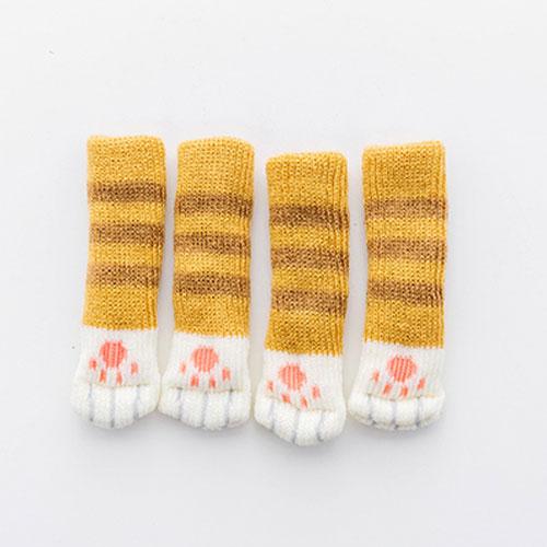 Kitty Cat Paw Chair Socks - Floral Fawna