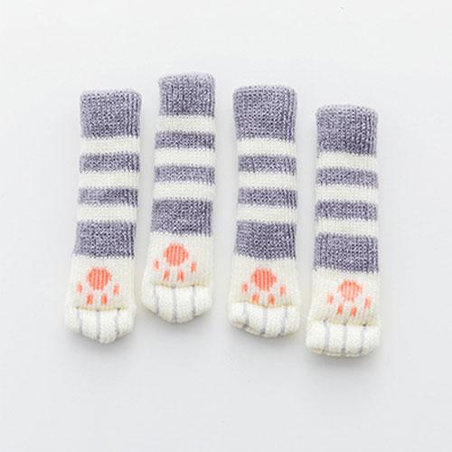 Kitty Cat Paw Chair Socks - Floral Fawna