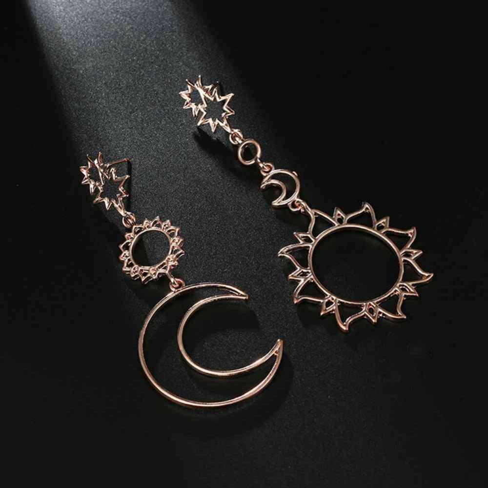 Celestial Goddess Earrings - Floral Fawna