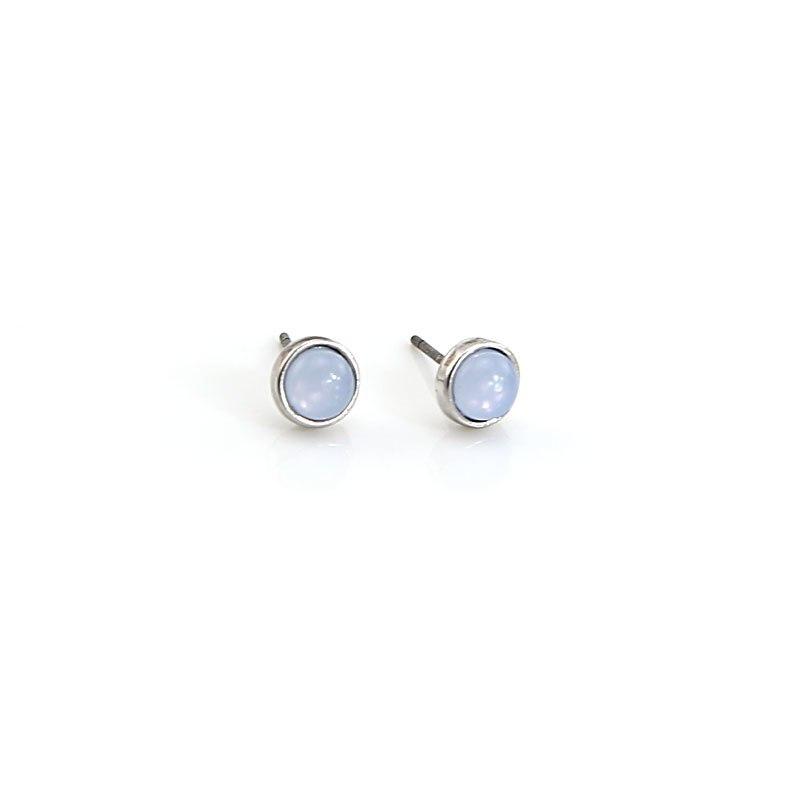 Elephant & Blue Sea Crystals Earrings - Floral Fawna