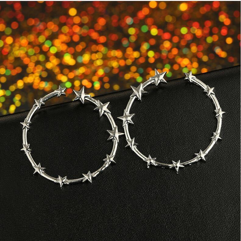 Eternity Stars Hoop Earrings - Floral Fawna