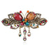 Vintage Style Crystal Butterfly Hair Clip - Floral Fawna