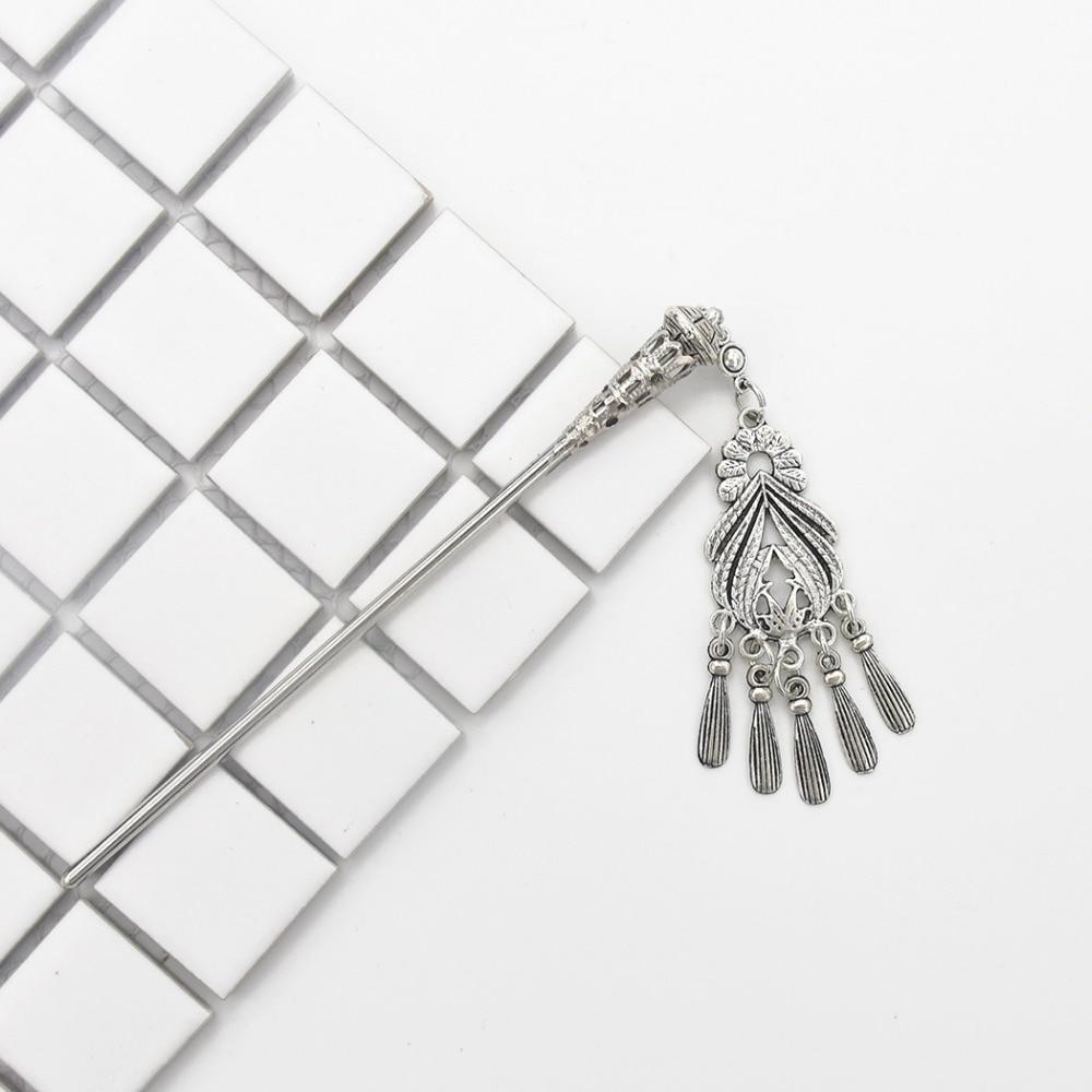 Vintage Style Ethnic Hair Stick - Floral Fawna