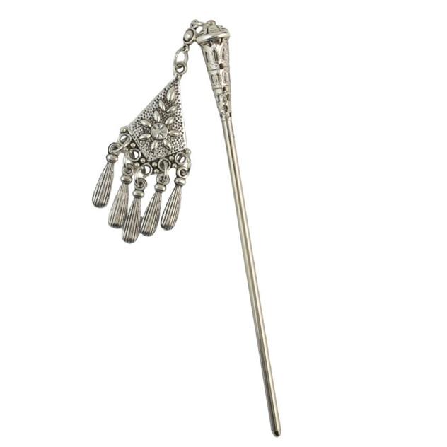 Vintage Style Ethnic Hair Stick - Floral Fawna