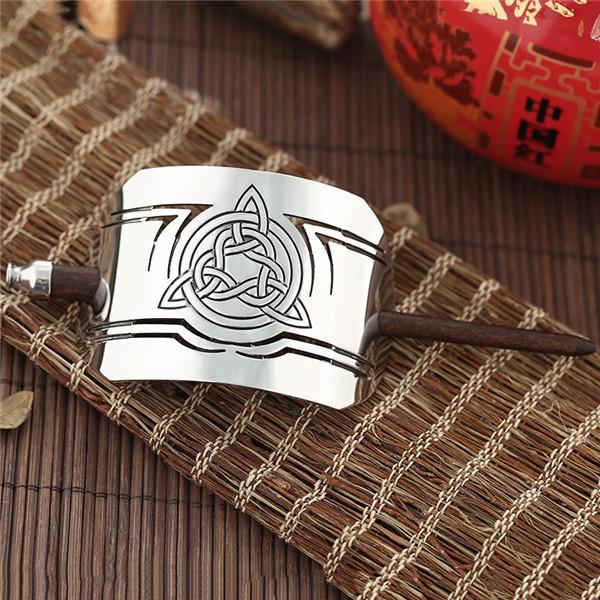 Vintage Style Ethnic Patterns Hair Barrette - Floral Fawna