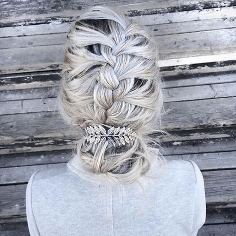 Vintage Style Leaf Branch Hair Comb - Floral Fawna